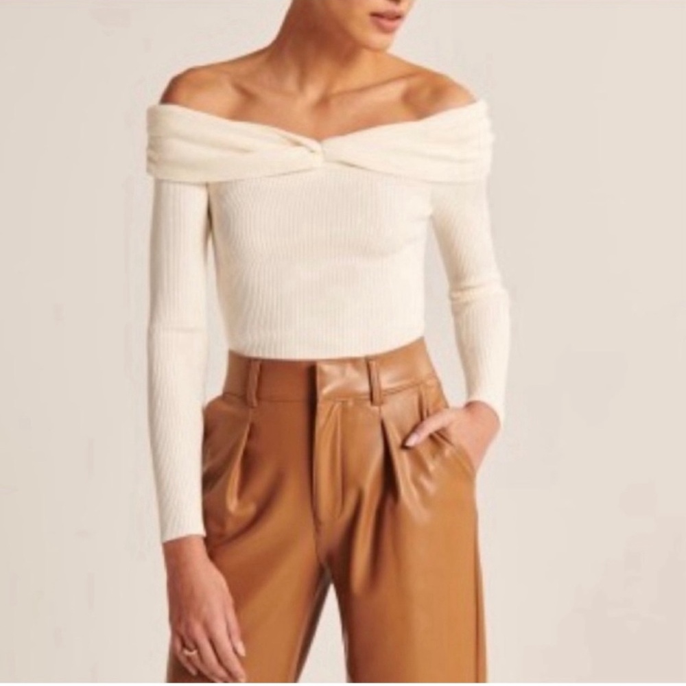 A&F off the shoulder sweater
